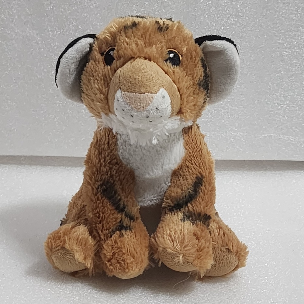 Wildlife Artists Eco Pals Tiger Plush Orange Black Striped Stuffed Animal 8"